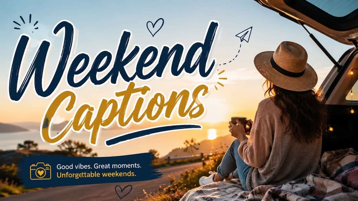 Weekend Captions for Instagram