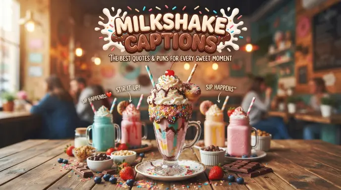 Creative Milkshake Captions