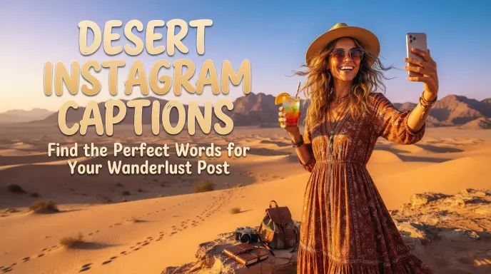 Desert Instagram Captions
