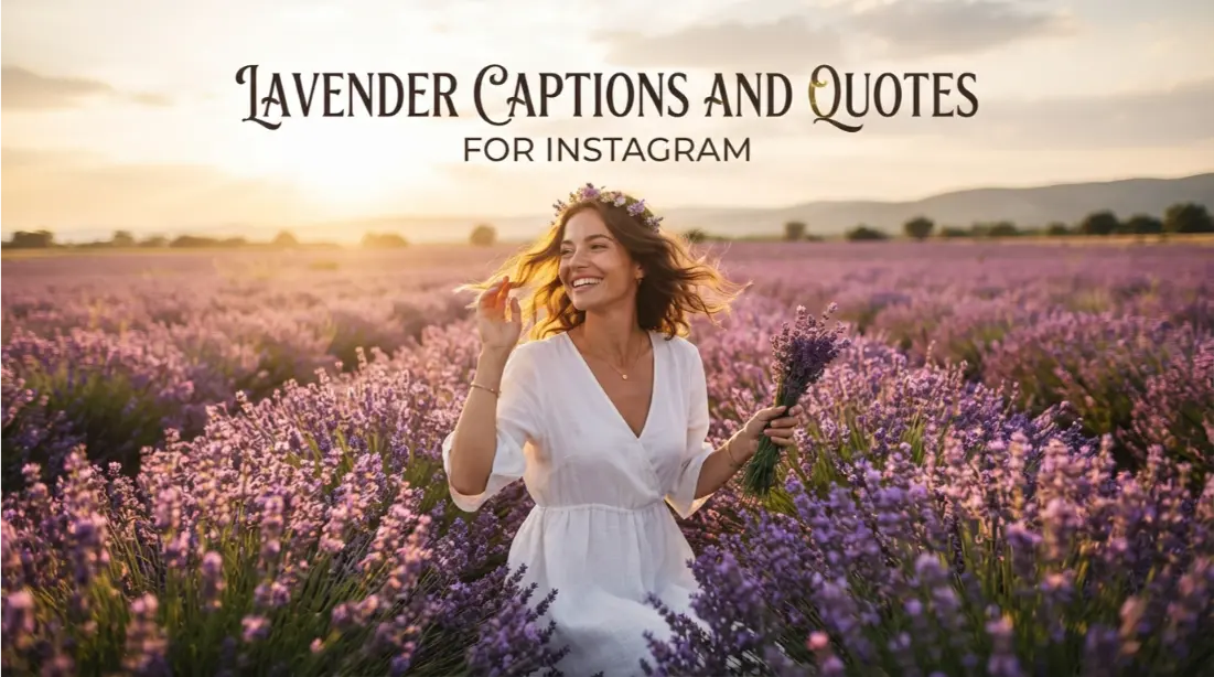 Lavender Captions And Quotes For Instagram
